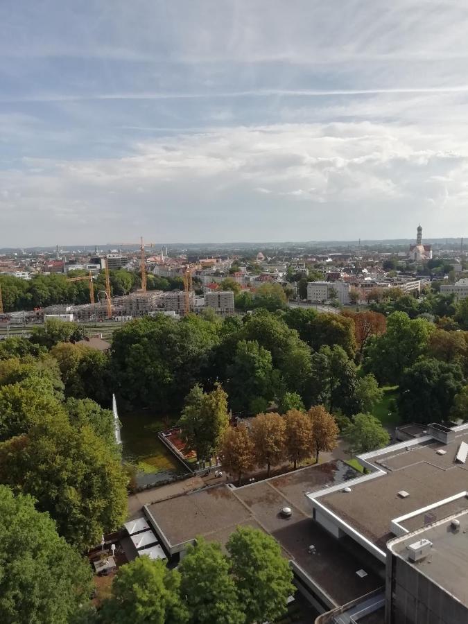 Hotelturm Apartment Augsburg Exterior foto
